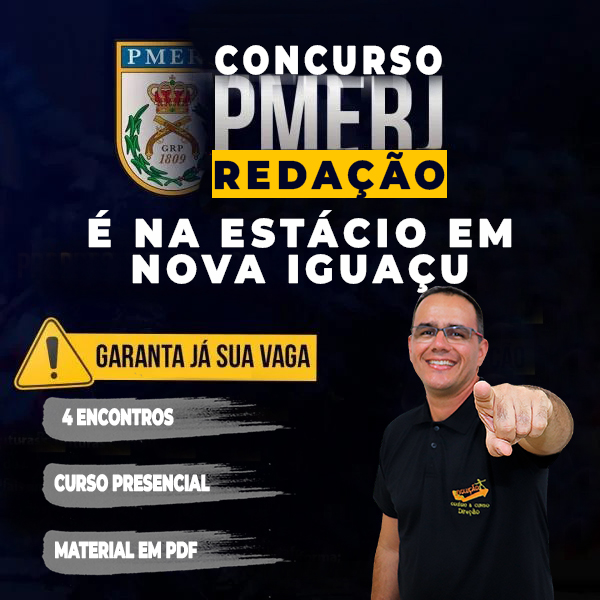 Capa do Curso MARATONA REDAÇÃO PMERJ